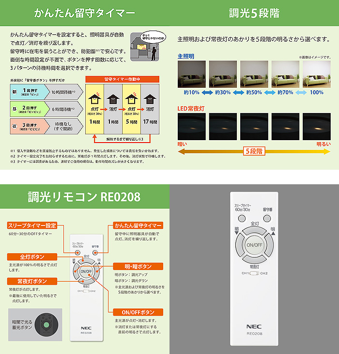 NEC LEDシーリングライト 和風~8畳 HLDZ08220L Amazon | NEC LEDシーリングライト 和風~8畳 HLDZ08220L